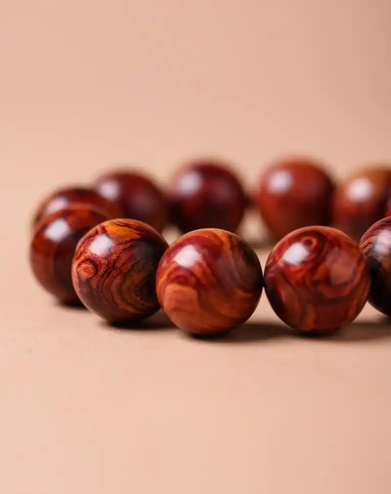 (越南)精品鬼脸紫檀柳手串20mm