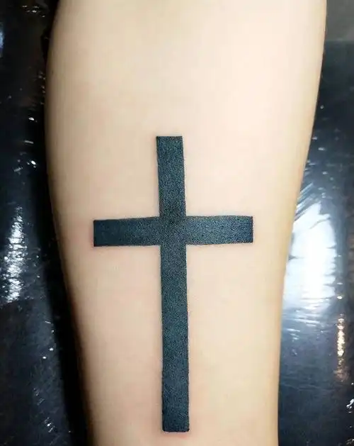 十字架纹身图片