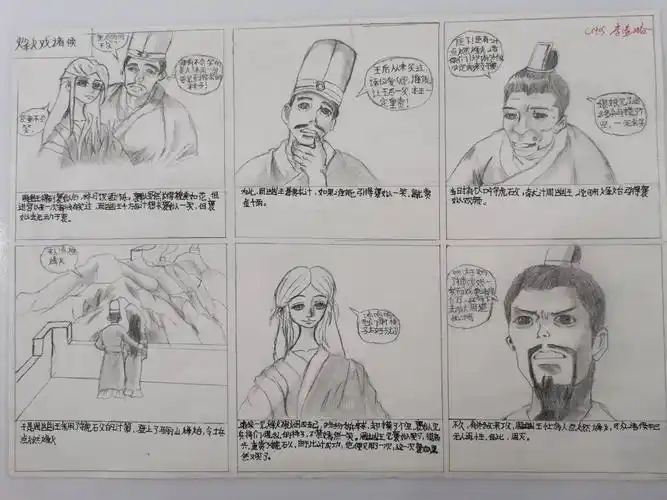 漫漫丝绸路,黄沙翩翩舞 ——记易俗河镇一中漫画历史故事比赛