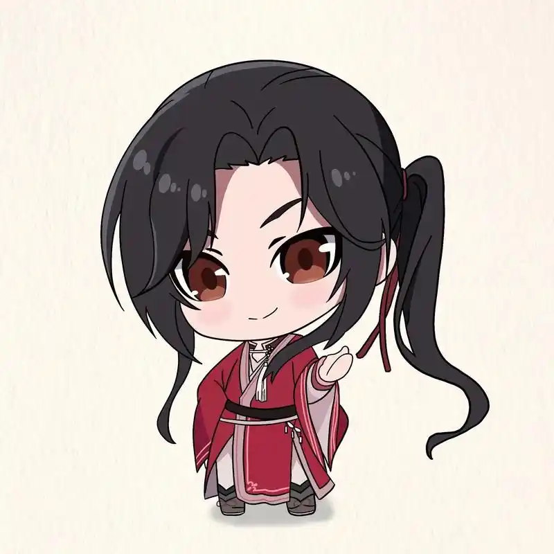 保姆级天官赐福花城简笔画q版|附上色.简笔画21/100天  - 抖音