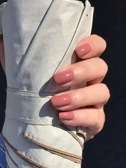 opie41温柔豆沙粉裸粉色指甲油