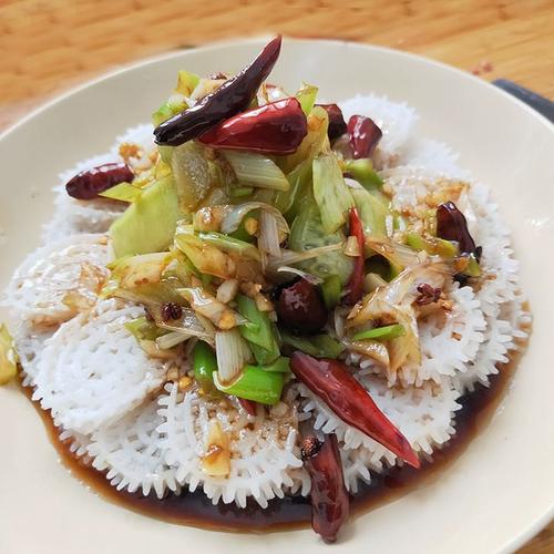 冰魂雪魄目鱼肚魔芋粉制品酒店特色食材餐饮原材料新品仿毛肚凉菜