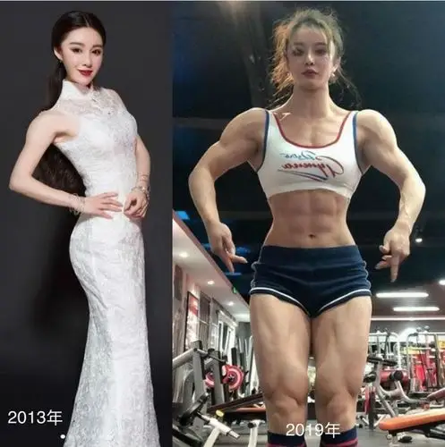 青岛姑娘健身两年练成金刚芭比粉丝中国版卡戴珊