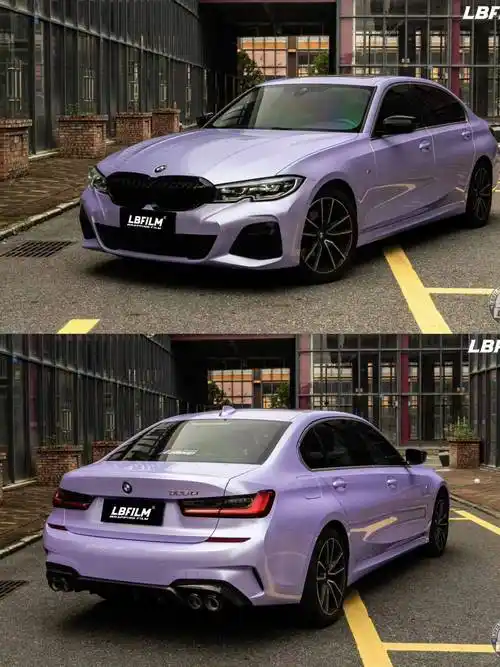 改色膜液态金属星黛紫,淡淡的,中低饱和度的浅紫色_星黛露_颜色