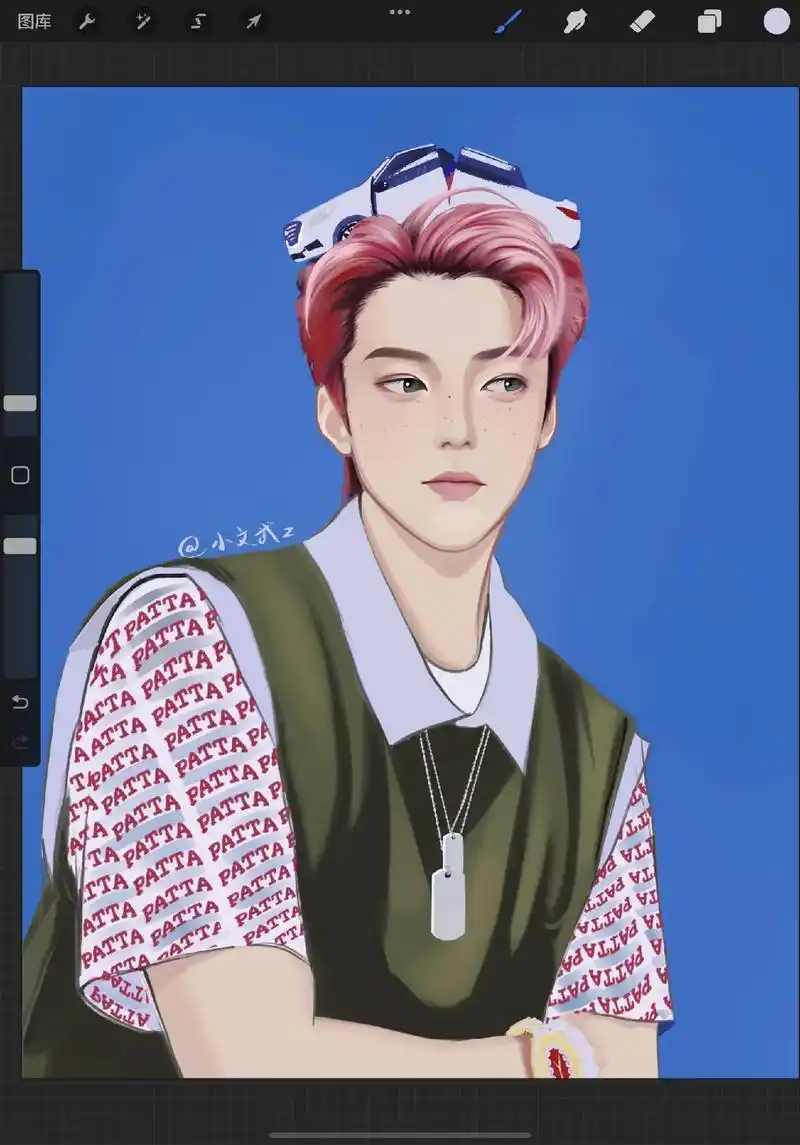 图来源于微博吴世勋一个从漫画里走出来的男人