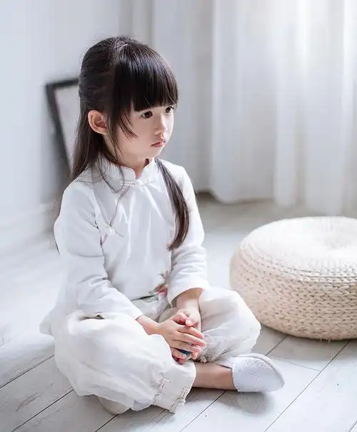 汉服女童春秋上衣长袖小女孩中国风衬衫女宝宝民族风童装儿童古装