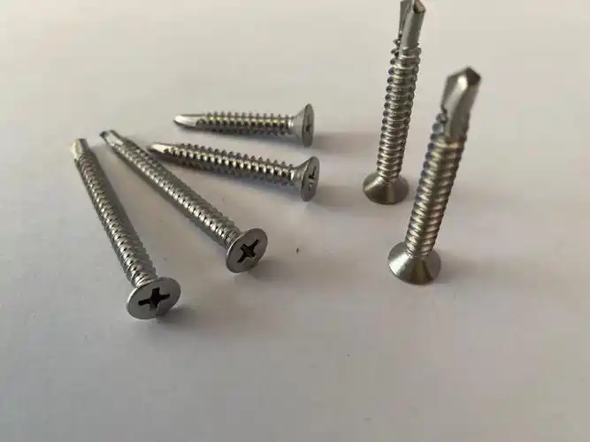 2 m4.8 410不锈钢沉头/平头十字自攻自钻/钻尾螺丝钉/燕尾钉 4.