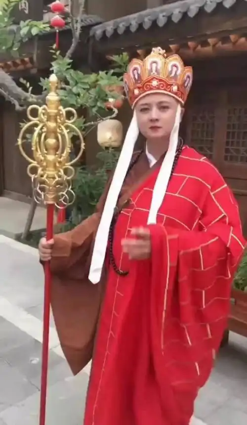 凭霄 唐僧禅杖西游记唐僧九环锡杖唐僧的禅杖唐僧帽子唐僧五佛帽唐僧