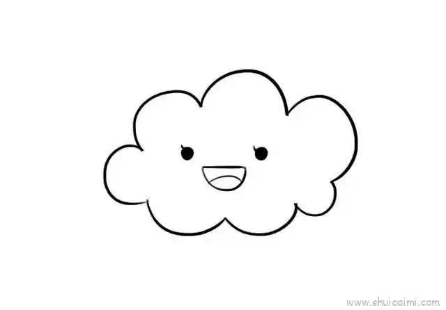 云彩儿童画怎么画 云彩简笔画好看