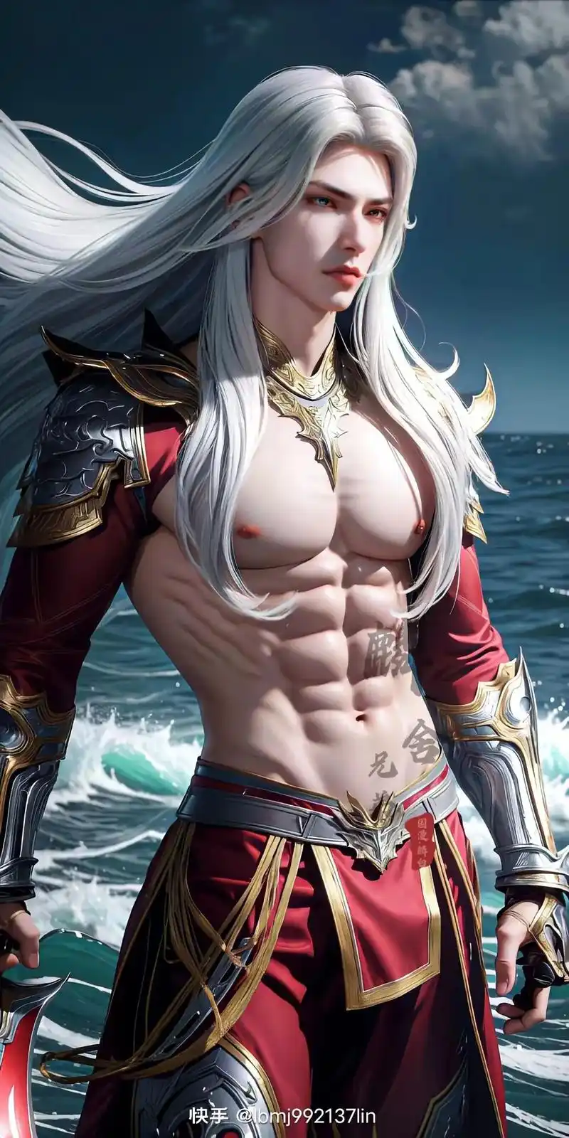 唐三高清壁纸,唐三腹肌高清壁纸 #斗罗大陆唐三 #唐三 #精 - 抖音