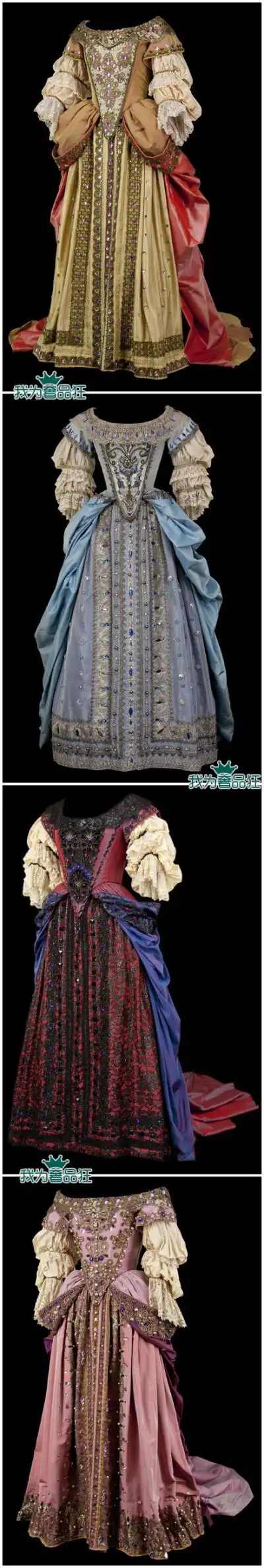 宫廷服~英国皇室的贵妇装~就爱这种只在电影里出现的繁复华丽层层叠叠