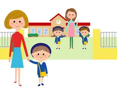 嫁给下雨接你幼儿园的孩子,幼儿园的孩子,母亲,接你照片