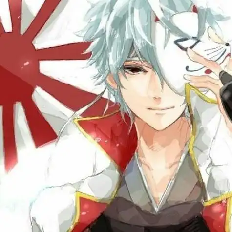 二次元头像恶鬼面具男冷酷 男生头像图片大全 -【爱个性】