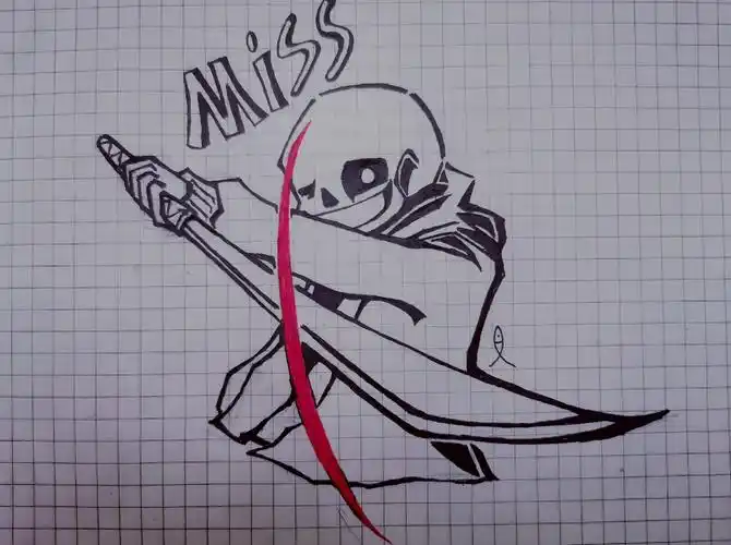 【刀刃传说:edgetale】edge sans 手绘