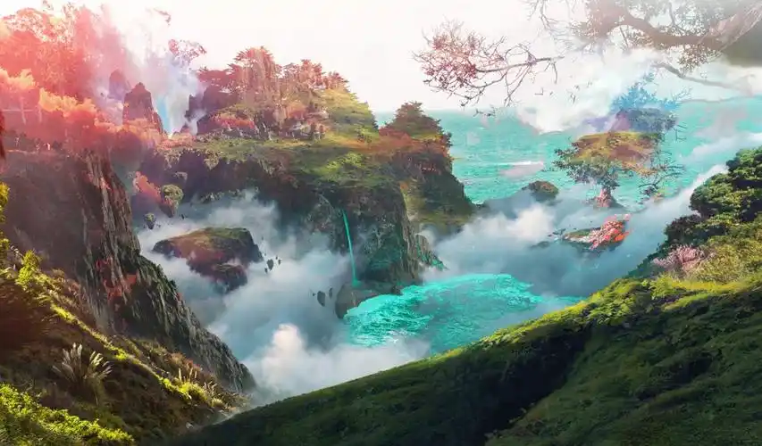 仙气十足的动漫场景壁纸图片