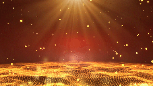 唯美大气舞台粒子开场背景gif