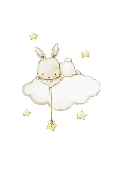 插画分享# #动物插画# #治愈系# #手绘# #插画# 2青岛 连绵的雨季