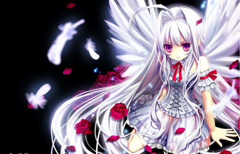 求几张带翅膀的动漫图片!