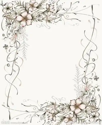 花边手绘古风手抄报花边手抄报