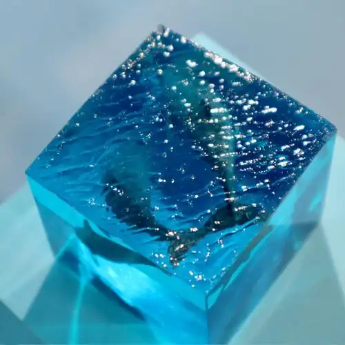 万物工坊海立方海豚树脂海洋鲸鱼摆件镇礼品滴胶其他特色工艺品