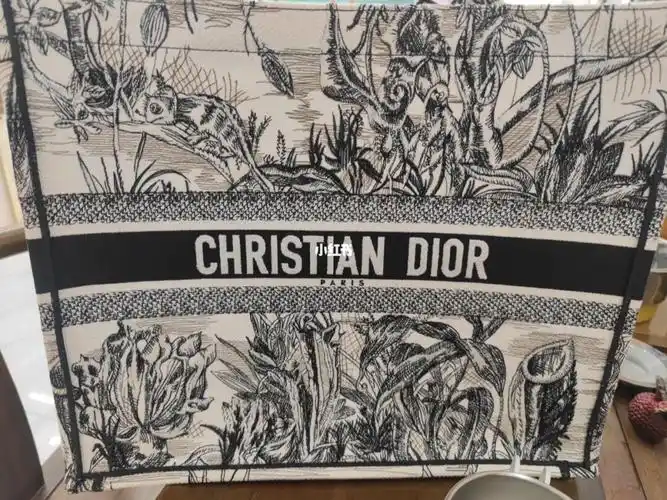 有没有见过这种花纹的迪奥托特包