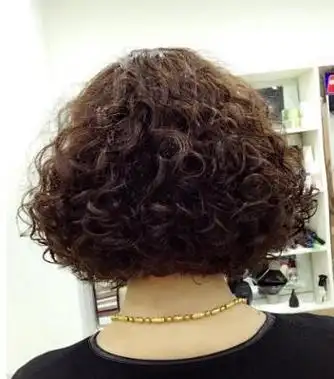 竖卷和横卷烫发效果图