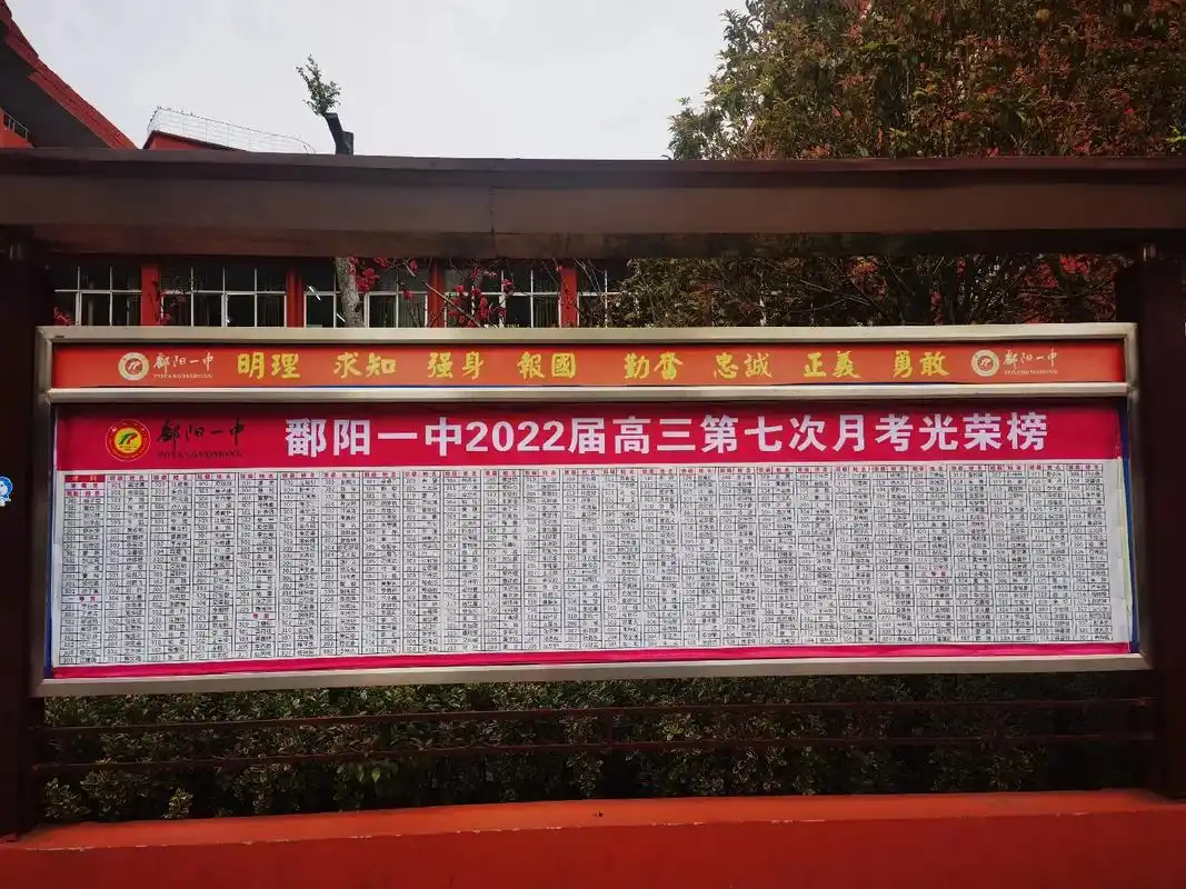 高三第七次月考:光荣榜新鲜出炉了,还冒着热气赶紧拿走吧#鄱阳 - 抖音
