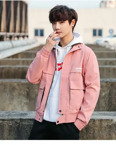 西普森 夹克外套男士2020新款韩版潮流春秋季流行帅气休闲衣服潮牌