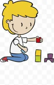 223511儿童节叠积木的男孩2000*319700手绘卡通儿童玩积木2457*219200
