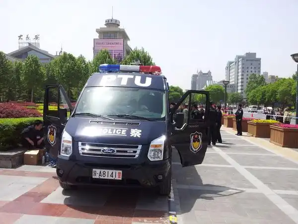 我公司改装ptu公安特警反恐车在陕西省特警演习中首次亮相