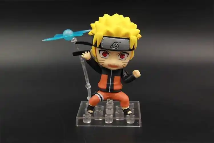 忍者682漩涡鸣人九尾黏土人盒装公仔