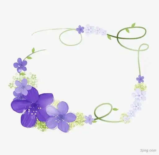 花边边框png素材透明免抠图片-边框纹理