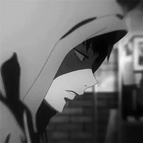 二次元头像男高冷帅气黑暗系_男生动漫头像_头像屋