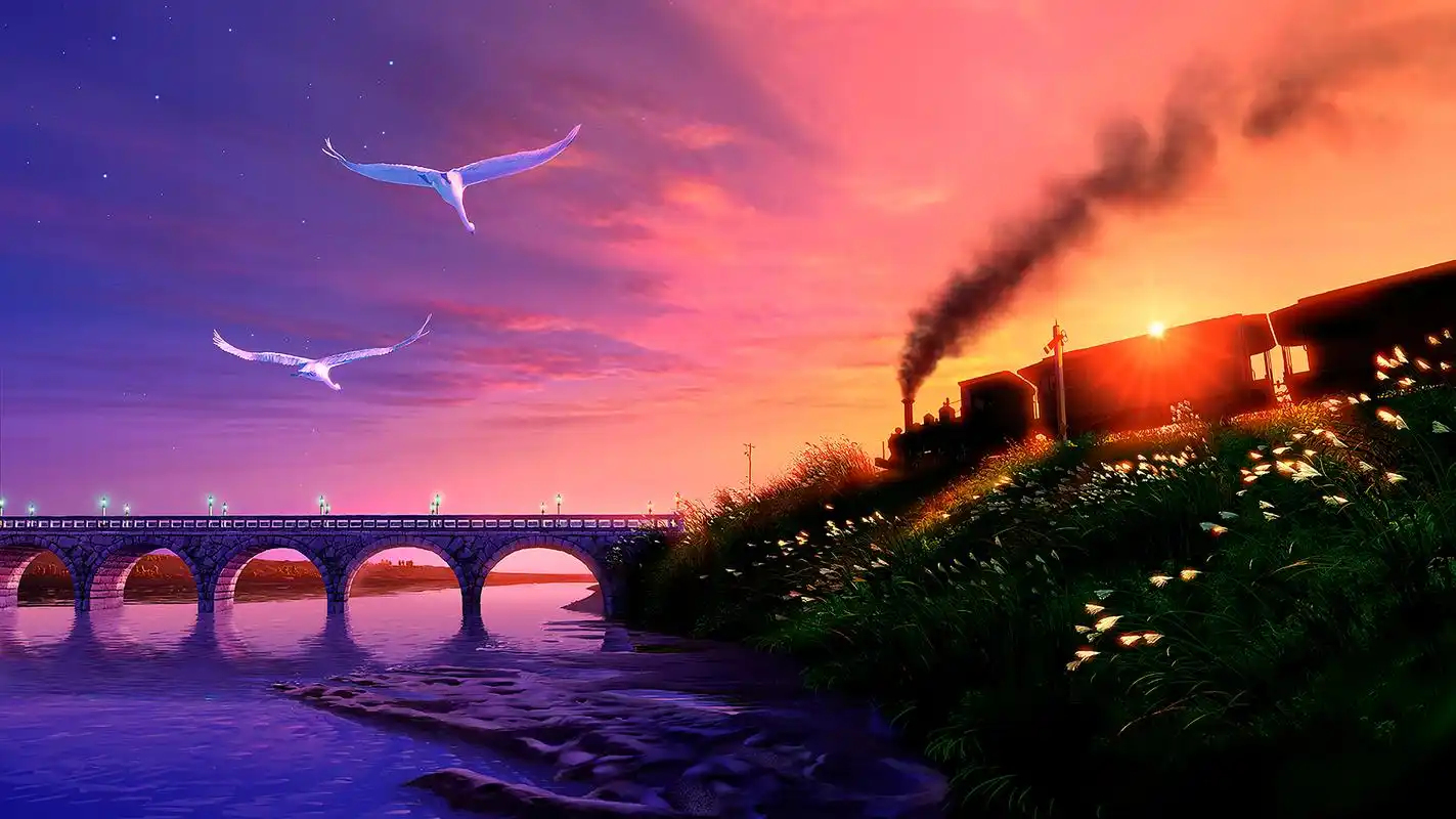 动漫绝美风景#二次元美图# #动漫美图