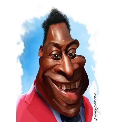 国外名人肖像漫画欣赏熠熠闪亮的汗珠堪称一绝的技法