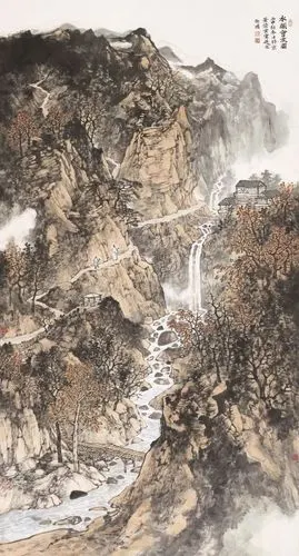 徐卫国山水画作品在北京画院美术馆展出