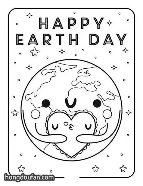 保护地球的海报简笔画