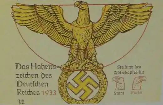 纳粹德国为什么采取头向右的黑鹰作为标志?