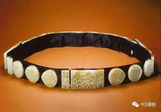 玉带缠腰悠悠富贵且说明代玉带板