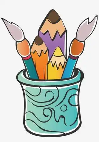 怎么画笔简笔画画笔颜料简笔画