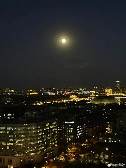 十五的月亮真是又大又圆##发条微博晒晒圆月亮##月亮