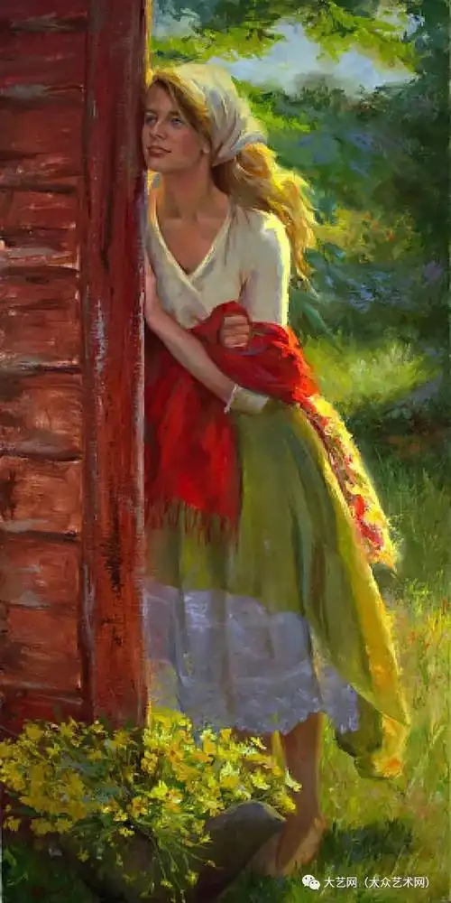 大众艺术网油画是热情喜爱的焦点美国女画家米歇尔默里michellemurray