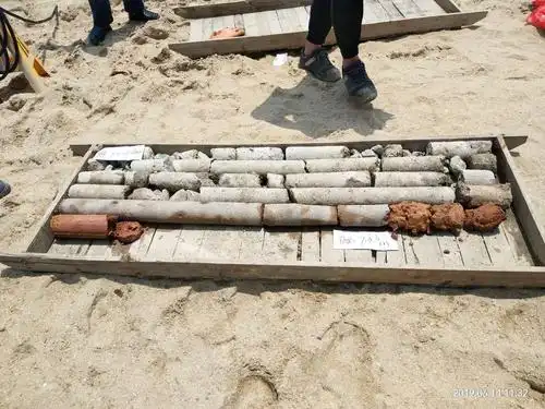 6-1-6区搅拌桩试桩取芯试验