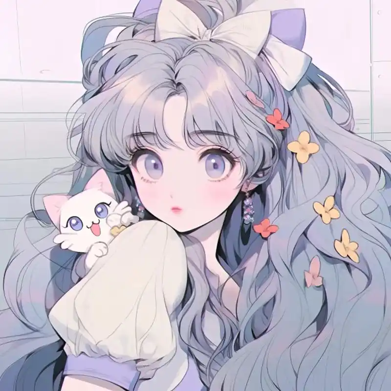 紫色系的小可爱头像,快和姐妹一起换上吧!#优质头像 #女生头 - 抖音