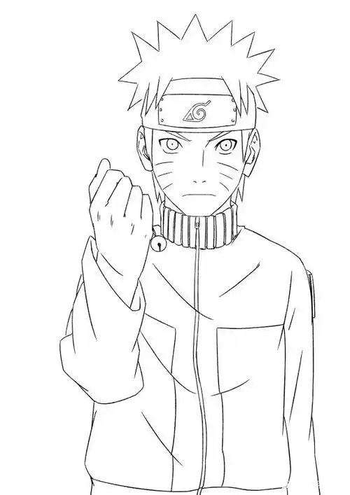 所谓火影就是忍着疼痛走在最前面的人!漩涡鸣人板绘