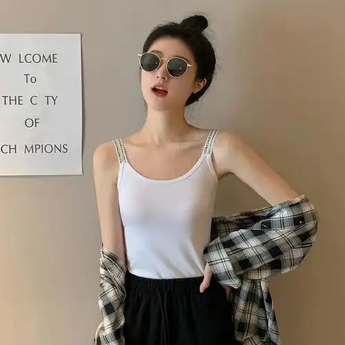 t1112023年夏季吊带修身型女装女士精品背心吊带棉95
