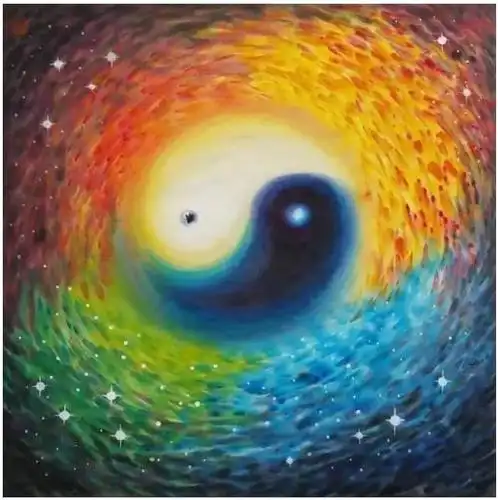 《易经》主要是根据八八六十四卦阐释有关于变化之书,从太极图大家就