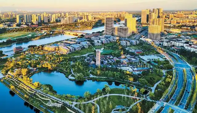 古塔凌云,城市副中心"三庙一塔"与运河商务区古今辉映