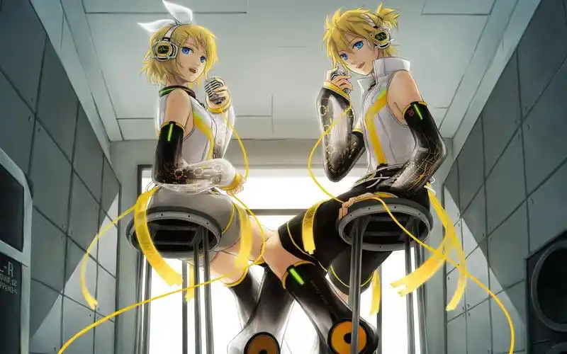 精选镜音双子高清动漫桌面壁纸下载