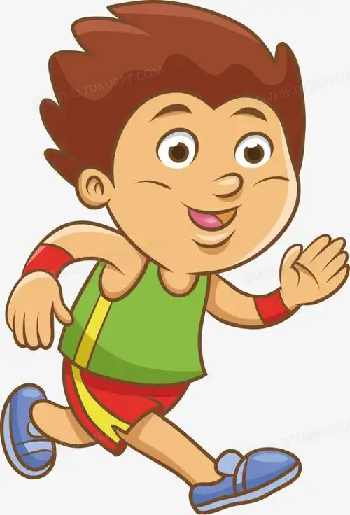 本作品全称为《彩色卡通风运动锻炼跑步的小男孩元素》,使用adobe